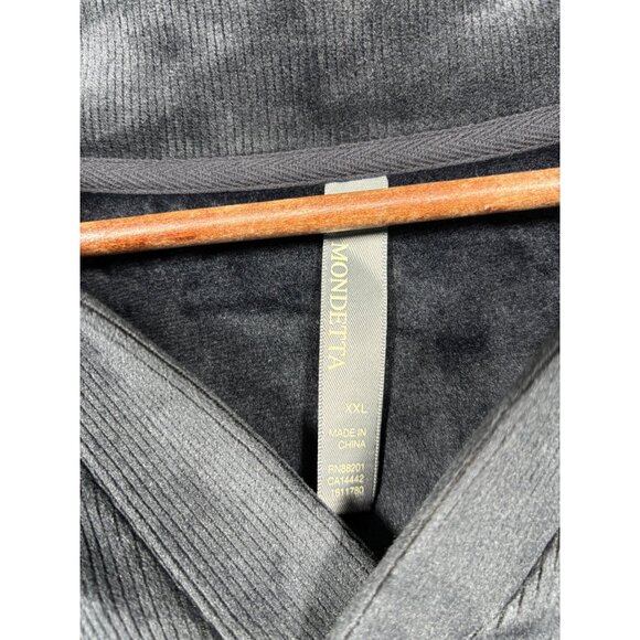 Mondetta Womens Top XXL Collared Long Sleeve Pullover Top Soft‎ Ribbed - Picture 2 of 4